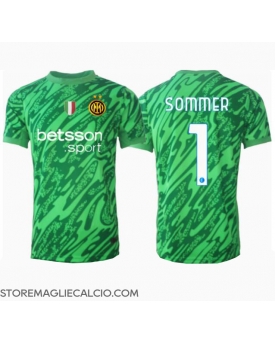 Inter Milan Yann Sommer #1 Portiere Maglia Gara Casa Repliche 2024-25